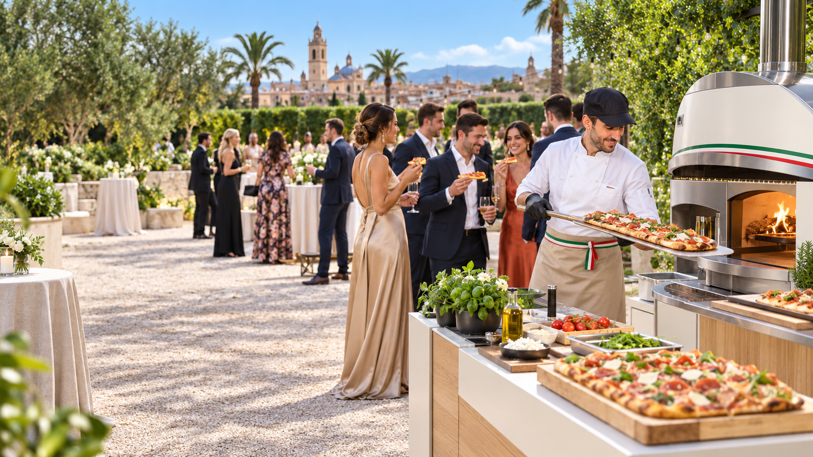 Catering Dieciochogrados durante una celebración de día